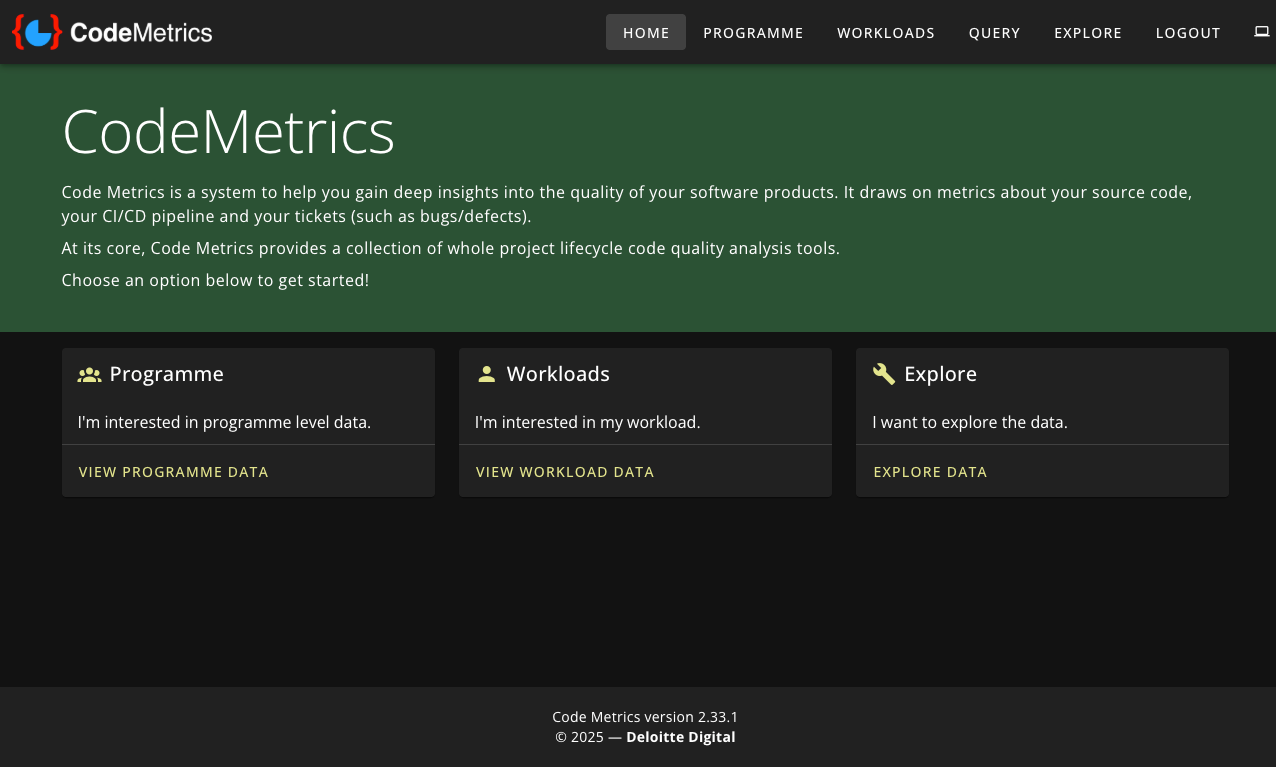 CodeMetrics Platform