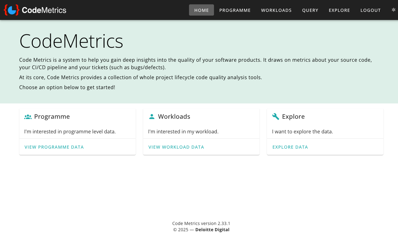 CodeMetrics Platform